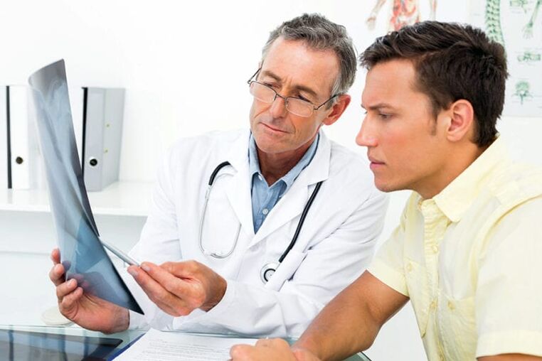 Diagnos av prostatit hos en man med hjälp av en bild